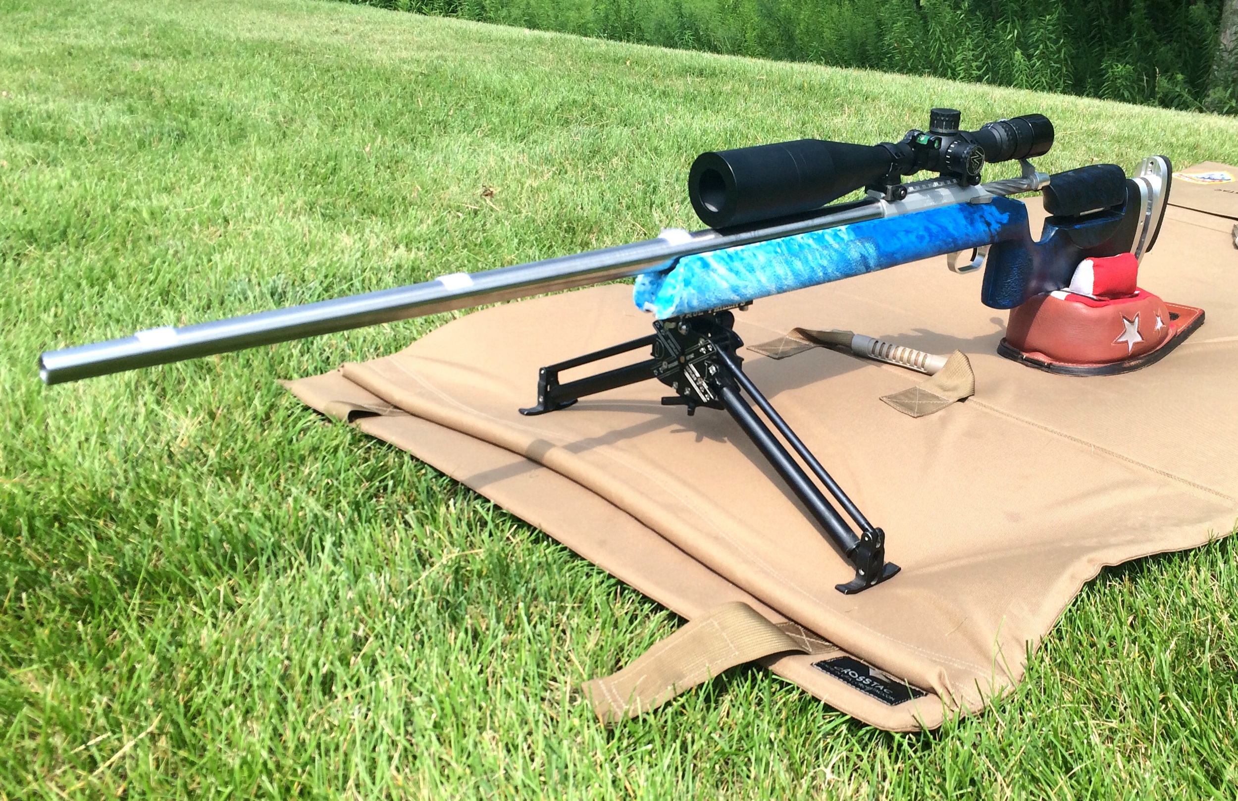 F-TR rifle on the firing point