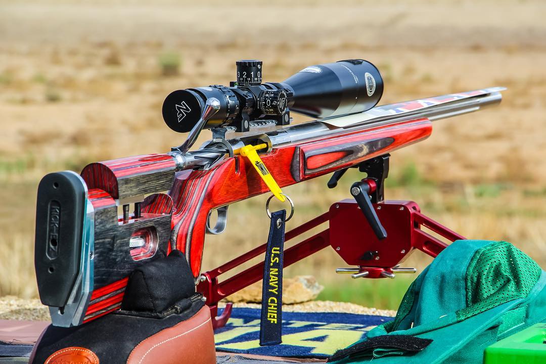 F-TR rifle set up on its bipod